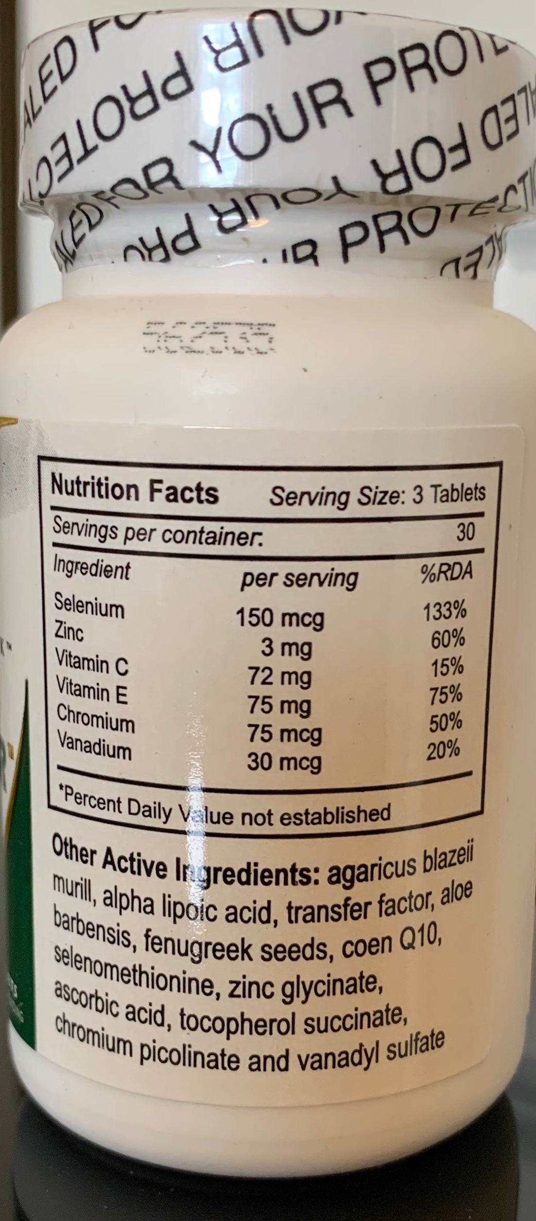 Bazucar® - Blood Sugar Balance, 60 tabs - Wellness Works