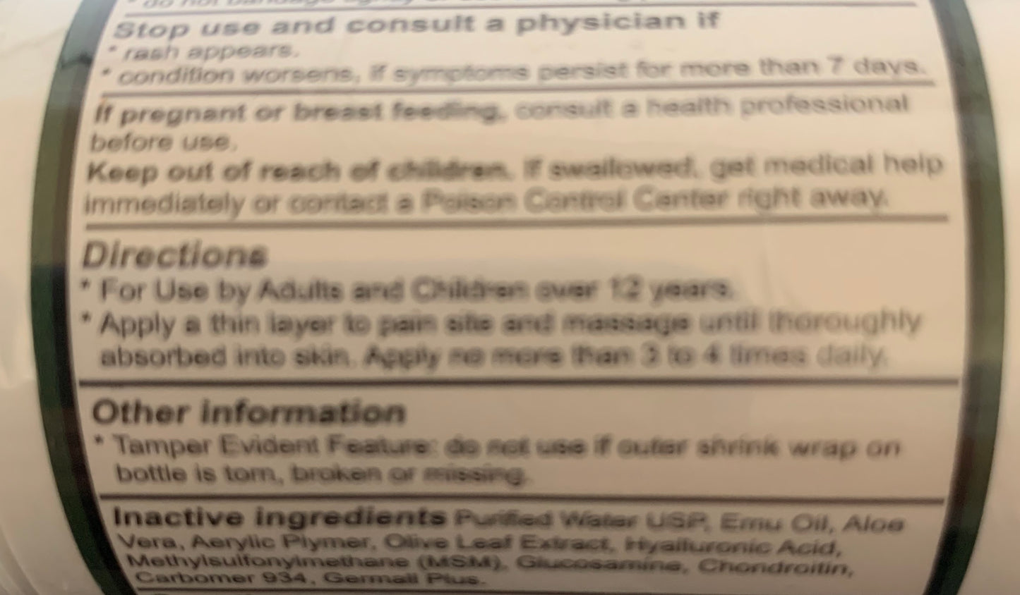 d-Lenolate Histamine Dihydrochloride Pain Serum, 2oz - Wellness Works