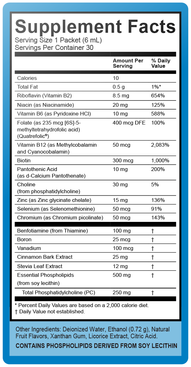 Liposomal B Complex Plus Liquid Supplement