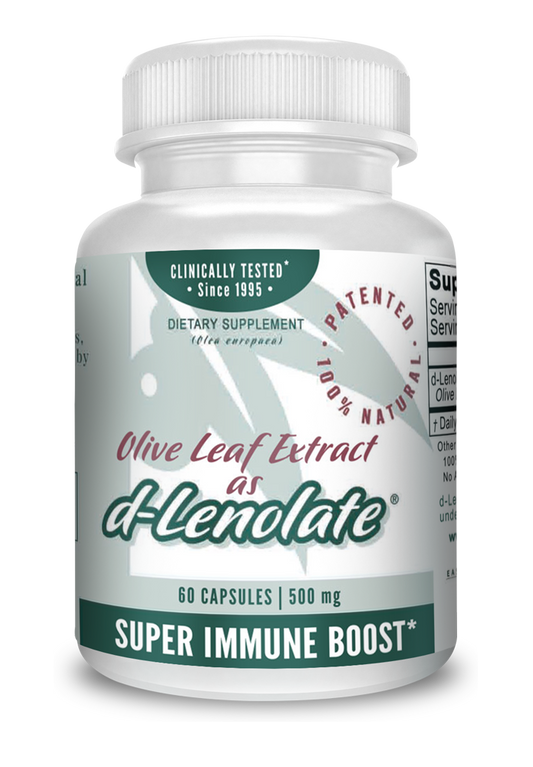 d-Lenolate Olive Leaf Extract - super immune boost, 60 capsules