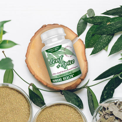 Leaf & Spice Oregano & Olive Leaf Extract Supplement
